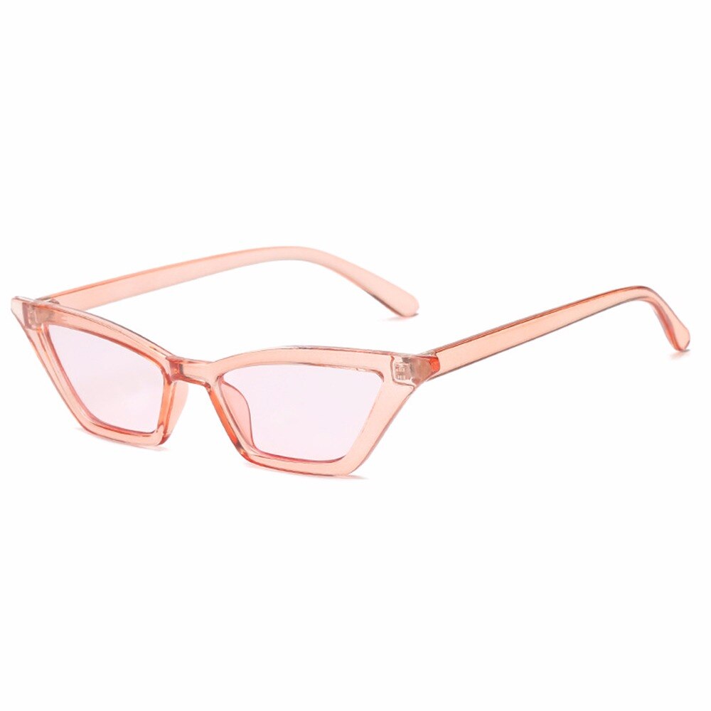 Rétro Vintage unisexe lunettes de soleil rappeur ovale nuances Punk lunettes Rock Band Rock conduite Sports de plein air pilote lunettes: pink clear