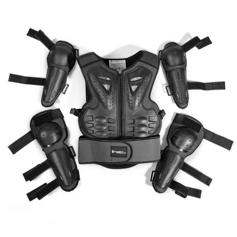 Kids Full Body Armor Beschermende Kleding Elleboog Knie Bescherming Pads Voor Motorcross