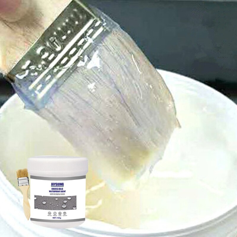 Transparent Waterproof Coating for Exterior Wall of Toilet Kitchen External Wall Roof Patching Tape Brush