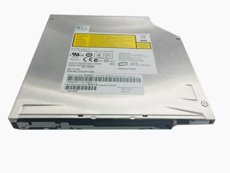 9.5mm Superdrive 8X DL DVD CD RW Burner Writer Slot-in IDE Drive for Apple MacBook Pro 13" 15" 17"