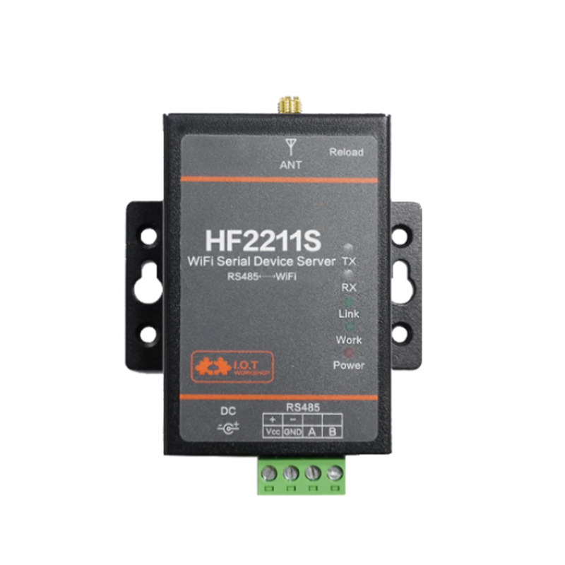 Single Serial Port RS485 to WIFI Server IOT Device Server HF2211S Support TCP/UDP/Telnet /Modbus TCP Protocol