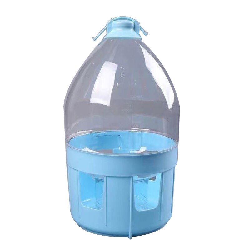 Bebedero automático para pájaros, alimentador de agua para palomas y loros, contenedor duradero de plástico, 2L, 4L, 6L, 8L, 10L: 6L