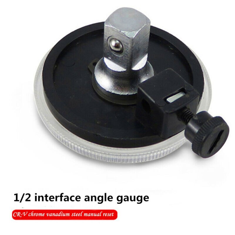 360° 1/2 Drive Torque Angle Gauge Meter Angle Rotation Measure Tool Wrench