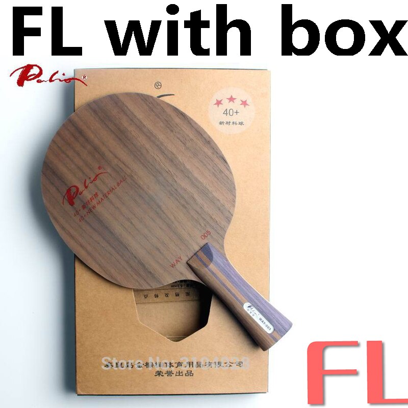 Palio official way005 way 005 table tennis blade pure wood for 40+ material table tennis racket sports racquet sports: FL   with  box