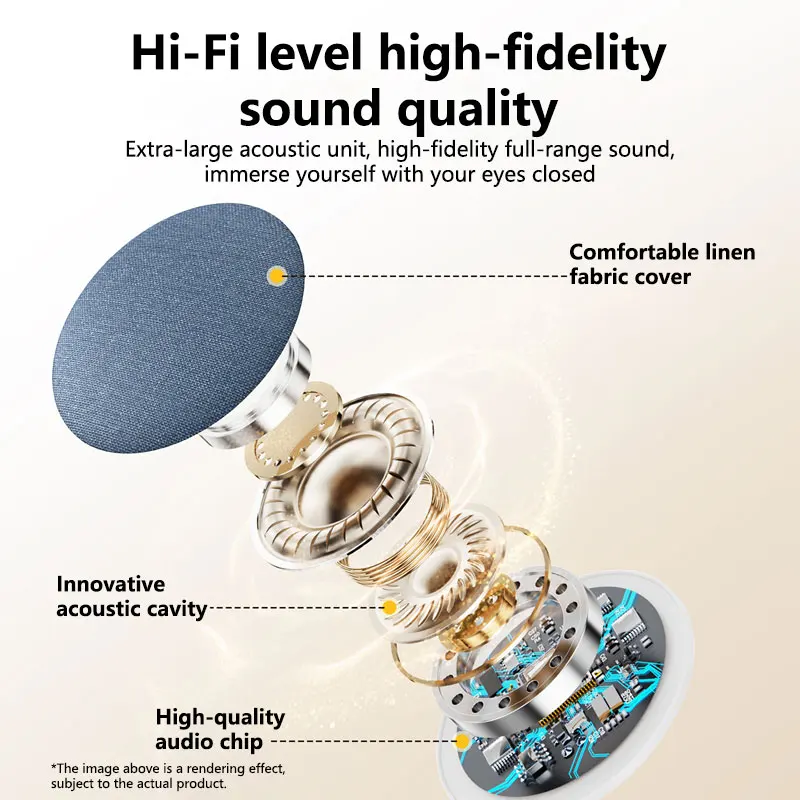 2026 Kussen zijdelingse slaap hulp speaker ultrasone slaap hulp hoge dynamische geluidskwaliteit onder kussen vlinder Bluetooth speaker