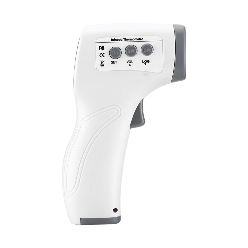 Beröringsfri infraröd termometer panntemperatur digital termometer handhållen termometer febertermometer infraröd: Grå