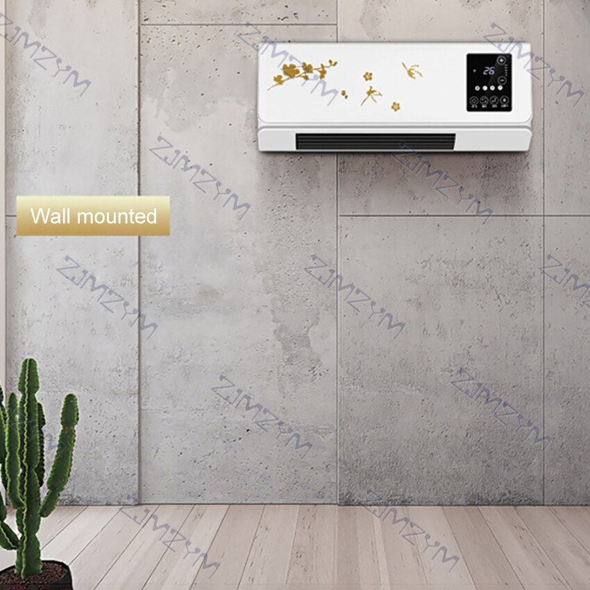 Warme Luft Gebläse Elektrische heizung Fan Wasserdichte Fernwirk Zauberstab hängen Wärmer Keramik Thermische heizung Heizkörper Klimaanlage 220V