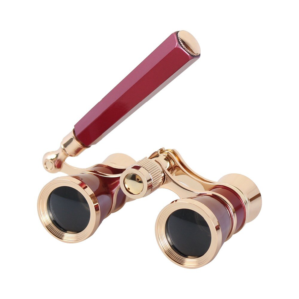 3X25 Oper Fernglas Beschichtet Objektiv Teleskop Oper Gläser Beschichtet Theater Glas Dame Glas Griff Telescopio Frauen Mädchen