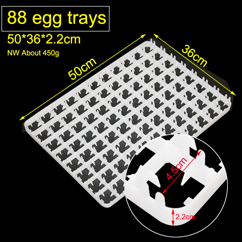 4 Pcs Incubator Egg Tray Chicken Duck Bird Ppigeon Egg Trays Hatching Plastic Tray Farm Animal Cages Accessories 4 Sizes