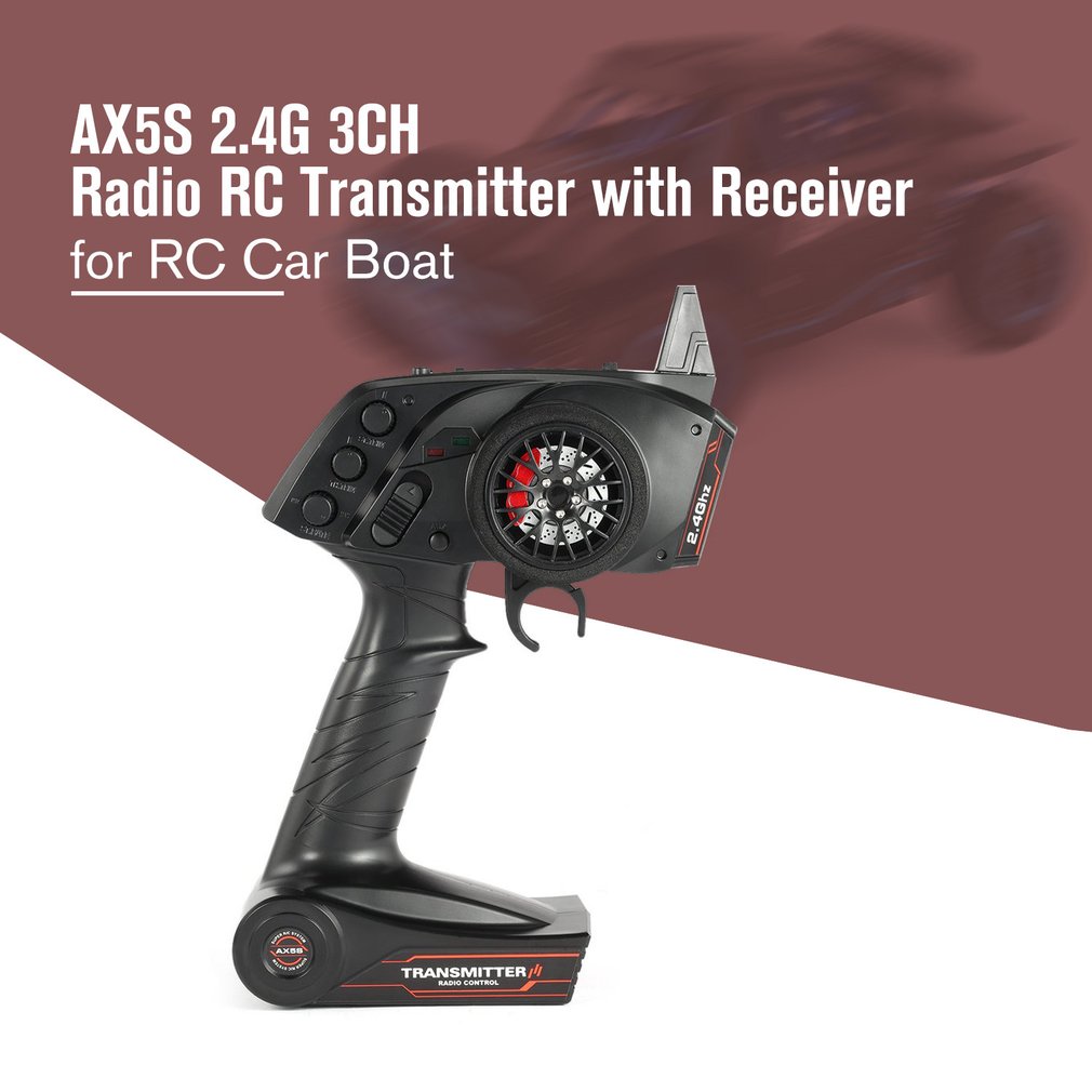 Original RC Car Transmitters TG3 2.4GHz 3CH Digital Radio Remote Control Transmitter with Receiver for RC Car/Boat