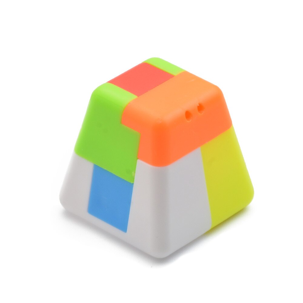 LeFun bausteine Keychain MiNi Magische Würfel Schnelle Ultra-Glatte Spezielle förmigen Schmücken Geschwindigkeit Puzzle Cubes Kinder Spielzeug