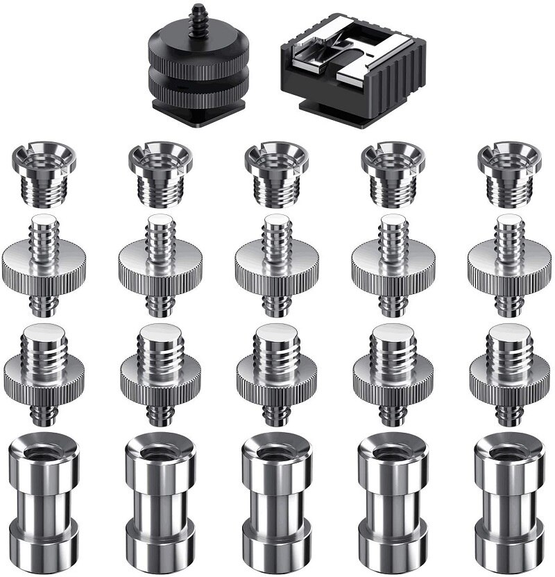 Camera Statief Schroef Mount Converter Adapter Voor Camera Camcorder Statief Monopod Light Stand Schouder Rig
