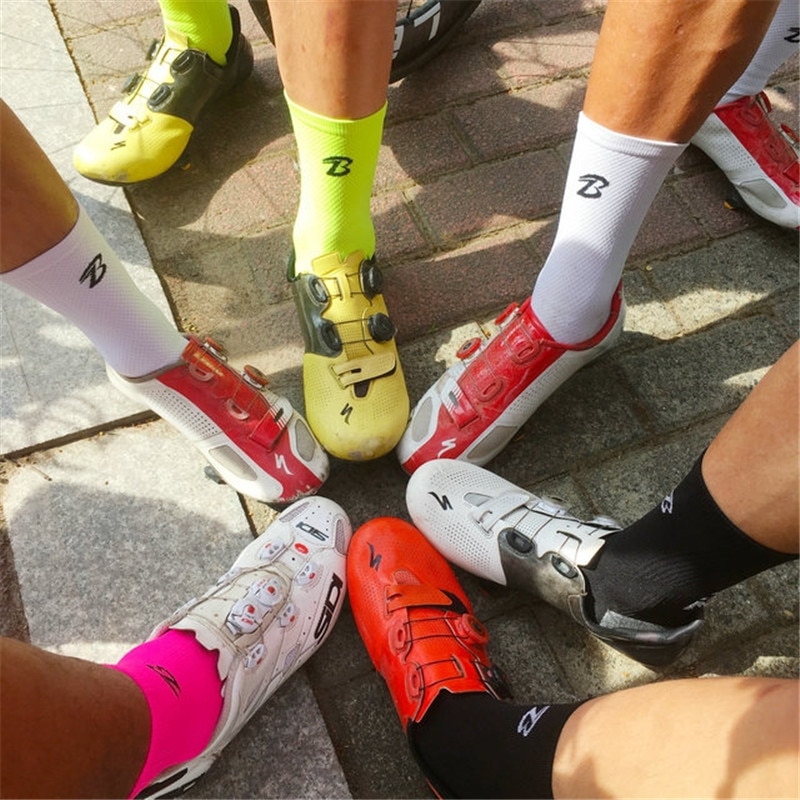 носки socks ZHEBU cycling socks sport socks Middle tube Breathable road bicycle socks outdoor sports носки женские