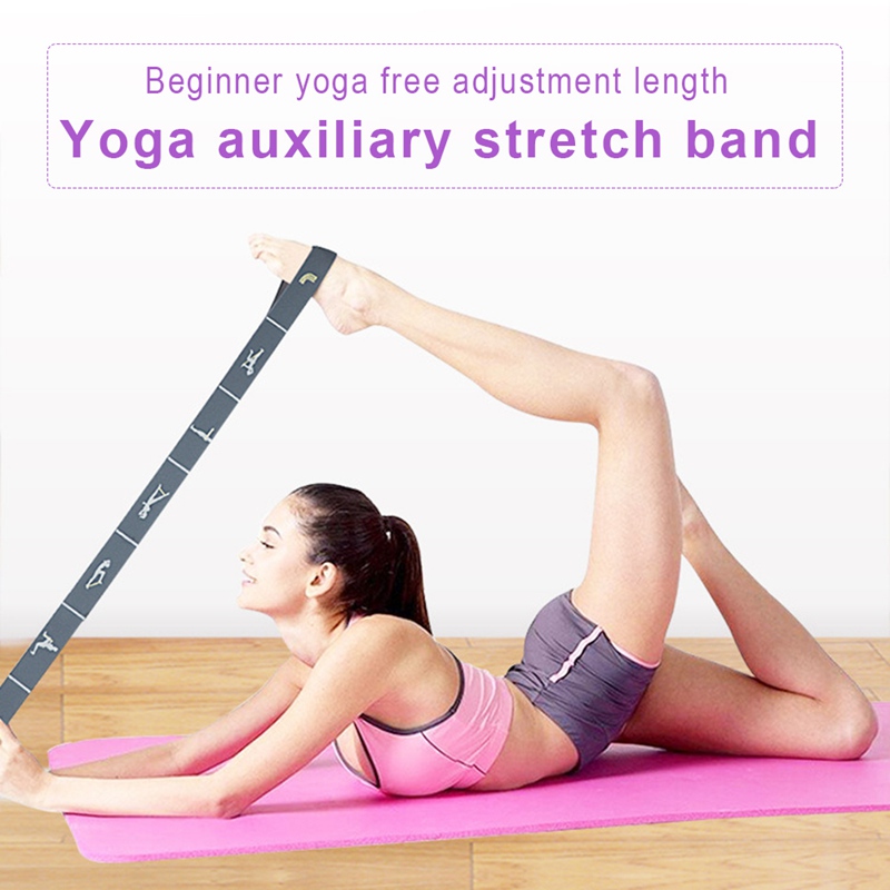 Sports Nonelastic Stretch Strap For Physical Therapy Yoga Equipment