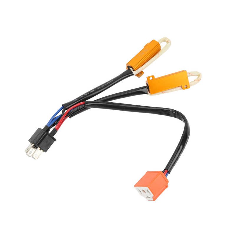 T50W8RJ LEDs Lamp Error Free Decoder LED Load Resistor Adapter for Headlight