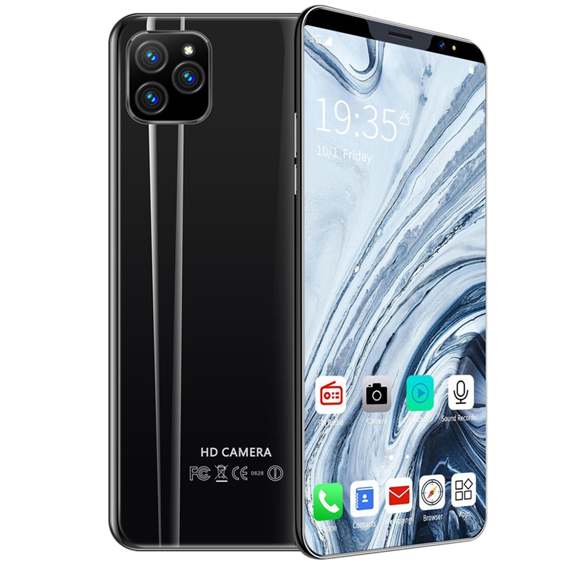 Teléfono Inteligente I13 Plus MTK6580, 5,8 pulgadas, Dual Core, 512MB + 4G RAM, tarjeta Dual, modo de espera Dual, Android 4,4, enchufe europeo: Negro