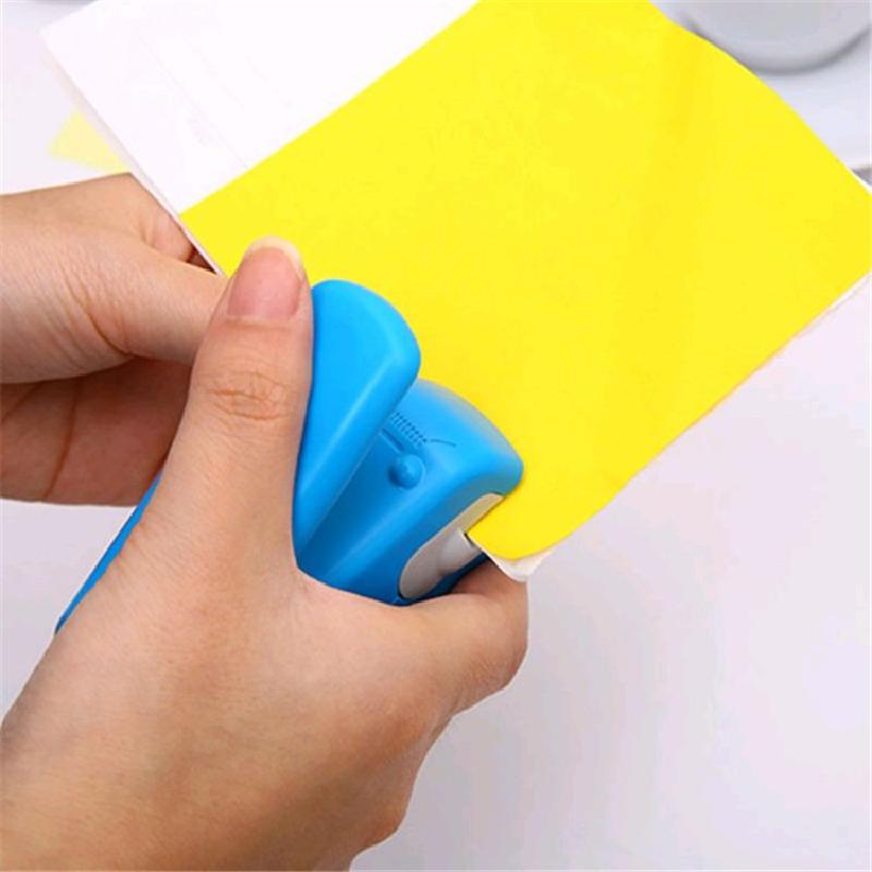 Environmentally Staple Free Stapler Harinacs Press & Safe Student Stationery Office Supplies No Need To Change Holes