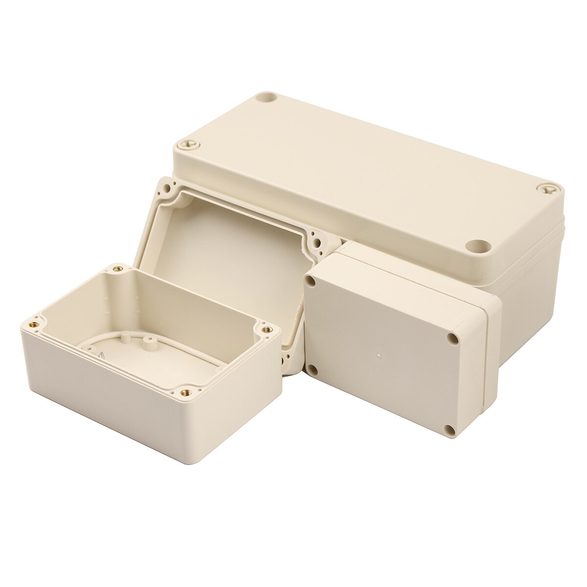 DIY Electronic Box, Plastic Waterproof Junction Box, Electrical Cover, Enclosure Waterproof Junction Case