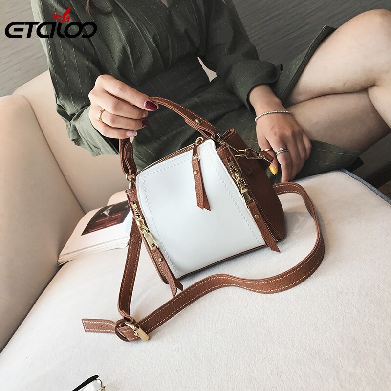 Dames handtassen dames handtas trend hit kleur handtas pu eenvoudige schoudertas diagonaal
