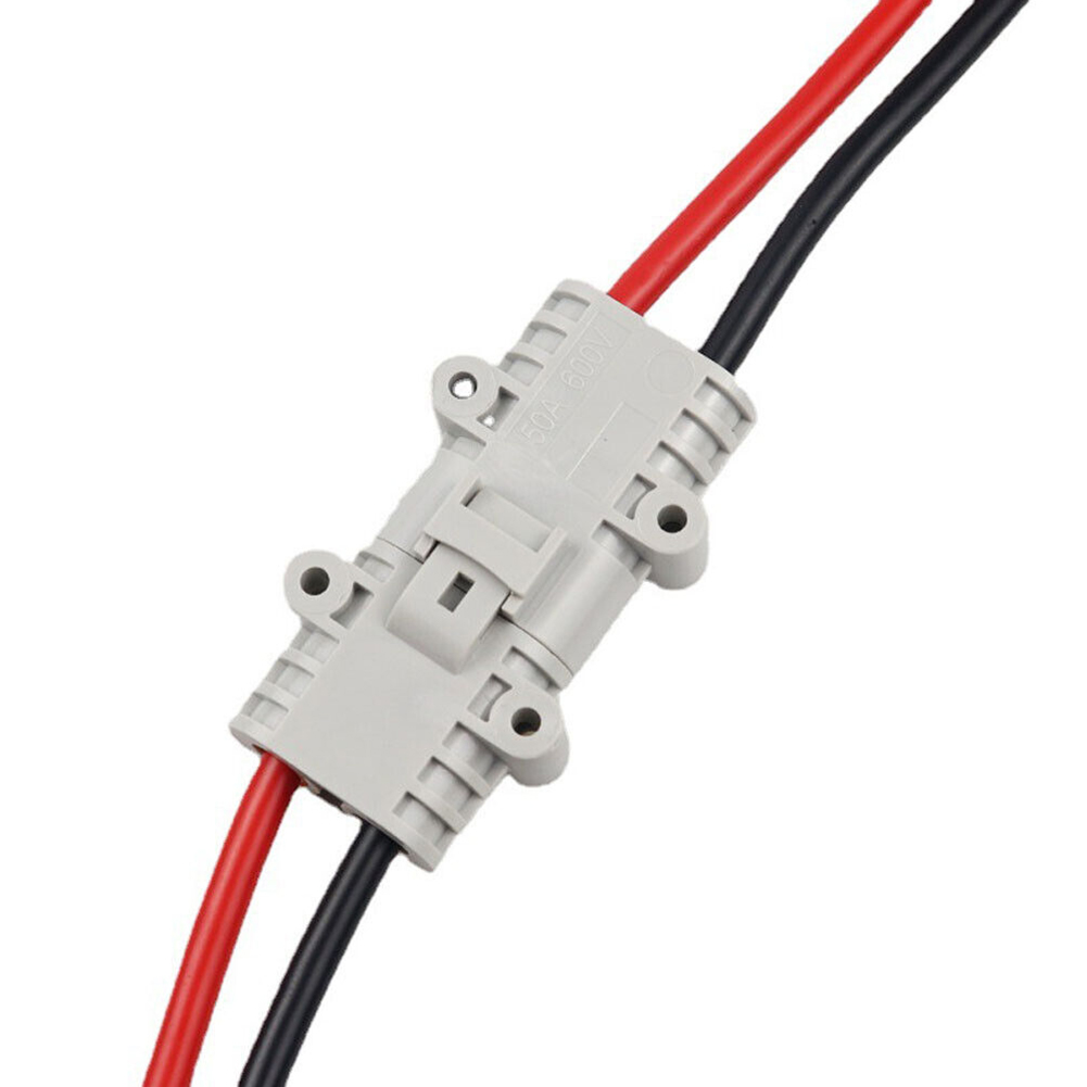 50A 600V High Power Male/Female Connector Straight Plug For Electric Car Battery 50A 600V 2 Number Of Stitches Connector