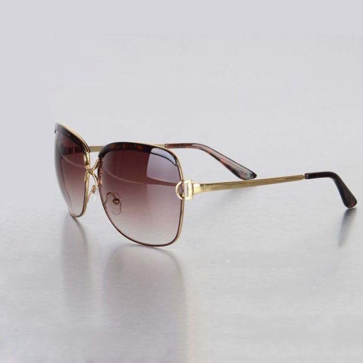 Luksus mærke solbriller kvinder sorte retro solbriller til kvinder vintage dame sommer stil solbriller kvindelig berømt  uv400: Leopard