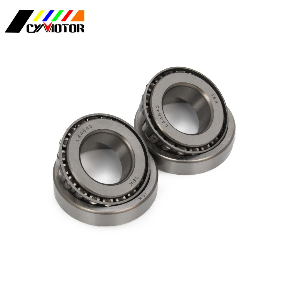 2 Pcs Motorcycle Tapered Roller Wheel Bearings Cone Cup Sets For Harley Davidson Big Twin