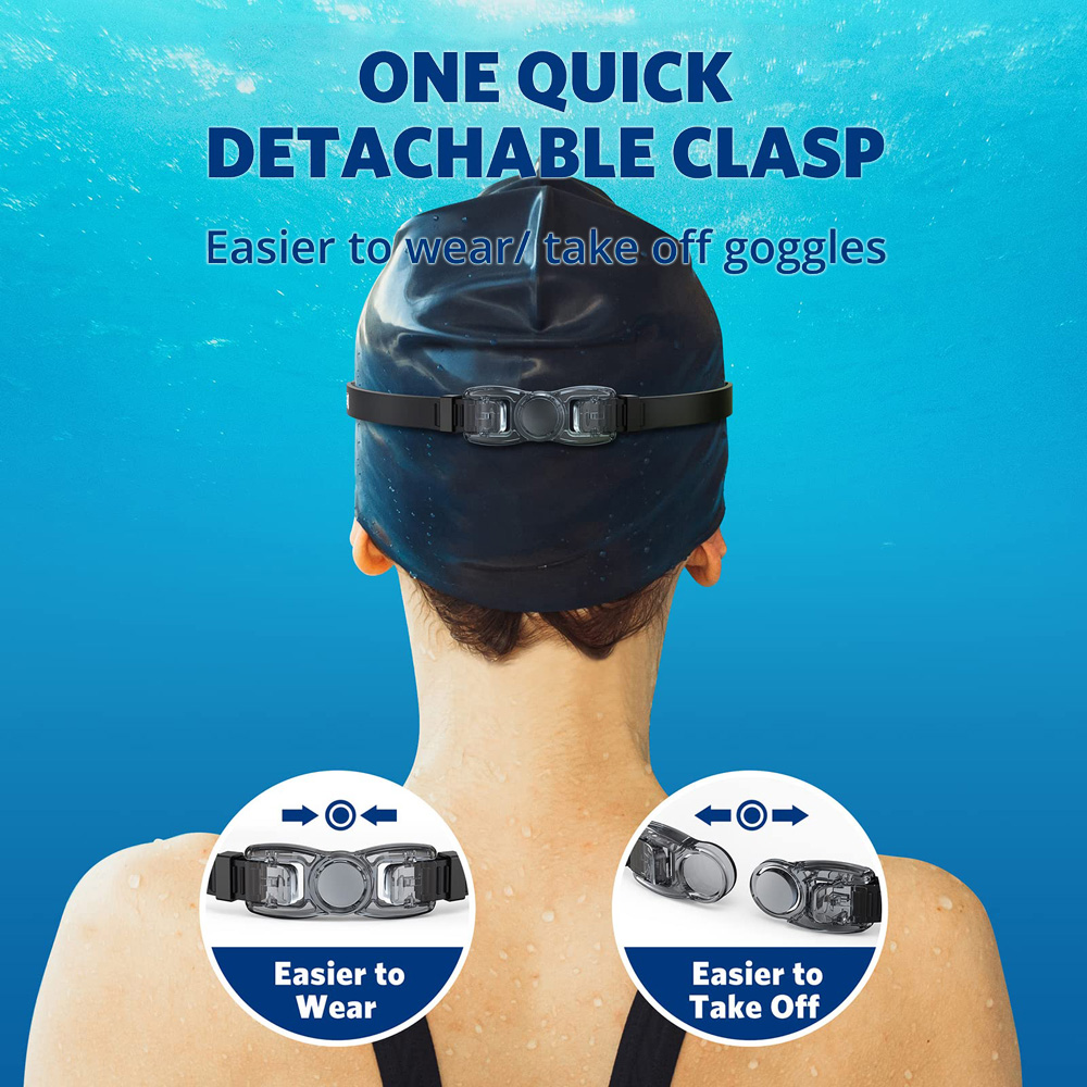 Schwimmbrille, professionelle wasserdichte Schwimmbrille, Antibeschlag, 100 % UV-Schutz, kein Auslaufen, für Erwachsene, Männer, Frauen, Jugendliche