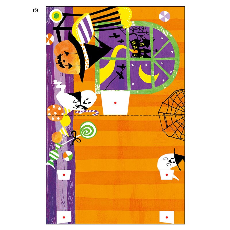 DIY Pop-up Card Halloween,Handmade 3D Anniversary Greeting Card Paper Model,Postcard Invitation Papercraft,Craft ER-138