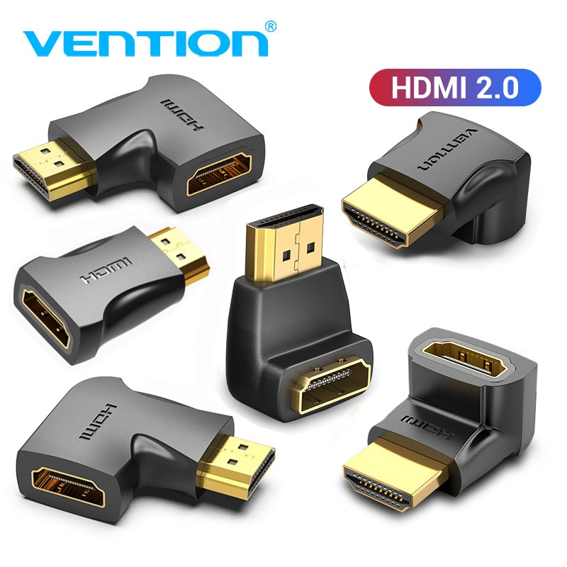 Ventie Hdmi Adapter 270 90 Graden Haakse Hdmi Male Naar Hdmi Female Converter Voor PS4 Hdtv Hdmi Kabel 4K Hdmi 2.0 Extender