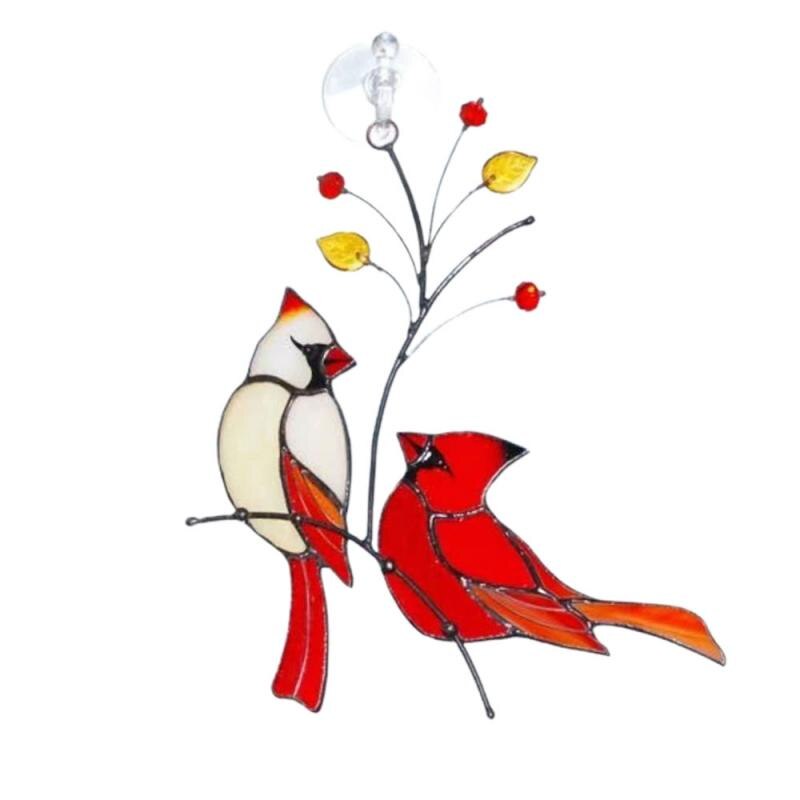 1 Uds Cardenales Aves Vidrio Adorno De Decoraci n Grandado 1-uds-cardenales-aves-vidrio-adorno-de-decoraci-n-grandado