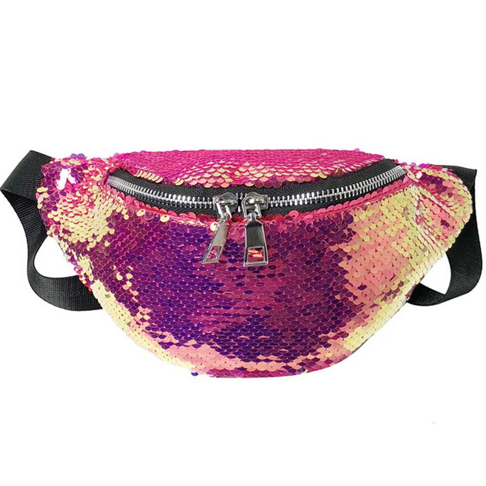 Mode dames tas toevallige trend zakken pailletten Messenger bag multifunctionele borst zak wilde schoudertas Y516: HT