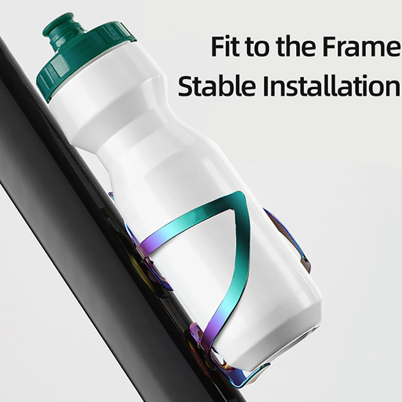 Fahrrad Flasche Halfter Radfahren Fahrrad Aluminium Legierung Leichte Trinken Wasser Flasche Gestell Reiten Bunte Wasserkocher Halfter Halterung