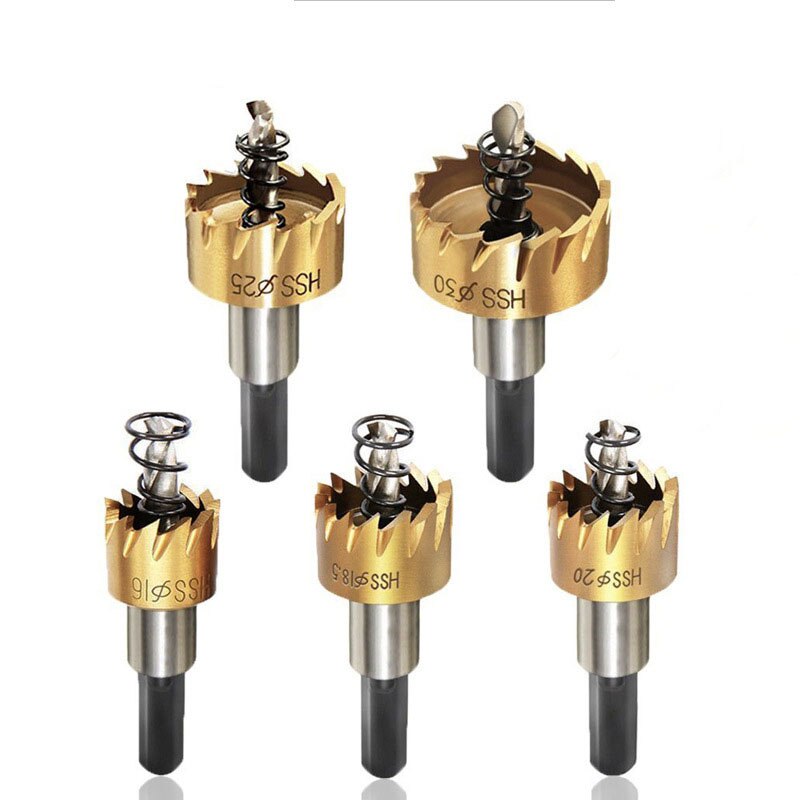 12-100mm HSS Bohrer Bit high speed stahl Loch Sah für Edelstahl Aluminium legierung Stahl Metall bohrer Bits