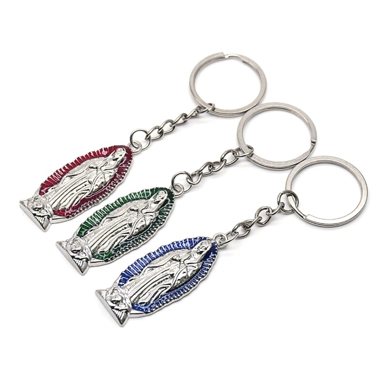 Göttin Keychain Religion Religiöse Schlüssel Ring Schmuck Tasche Auto Anhänger Keyfob Kirche Souvenirs