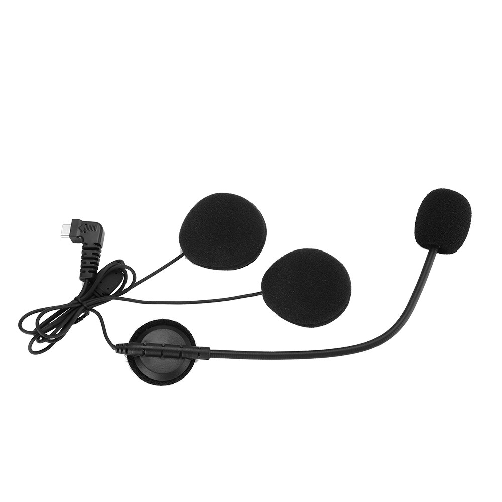 Bt -s2 bt-s1 motorcykel hjelm samtaleanlæg håndfri motorcykel bluetooth headset 2 stk ørestykke type-c interface mikrofon