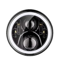 7"Round Motorcycle Headlight LED High Low Beam Lamp for BMW R1200 R Nine T Motorcycle