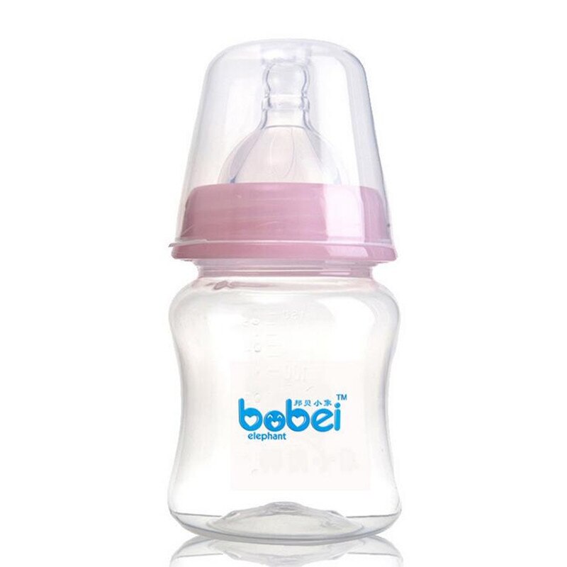Bobei éléphant 150 ML bébé biberon PP plastique allaitement Anti Flatulence fuite preuve Portable