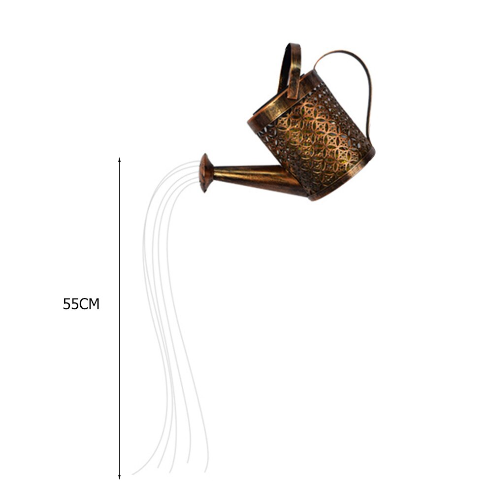 Arrosoir solaire LED avec jardinière, luminaire décoratif d&#39;extérieur, idéal pour un jardin, un sentier ou une pelouse,: 03