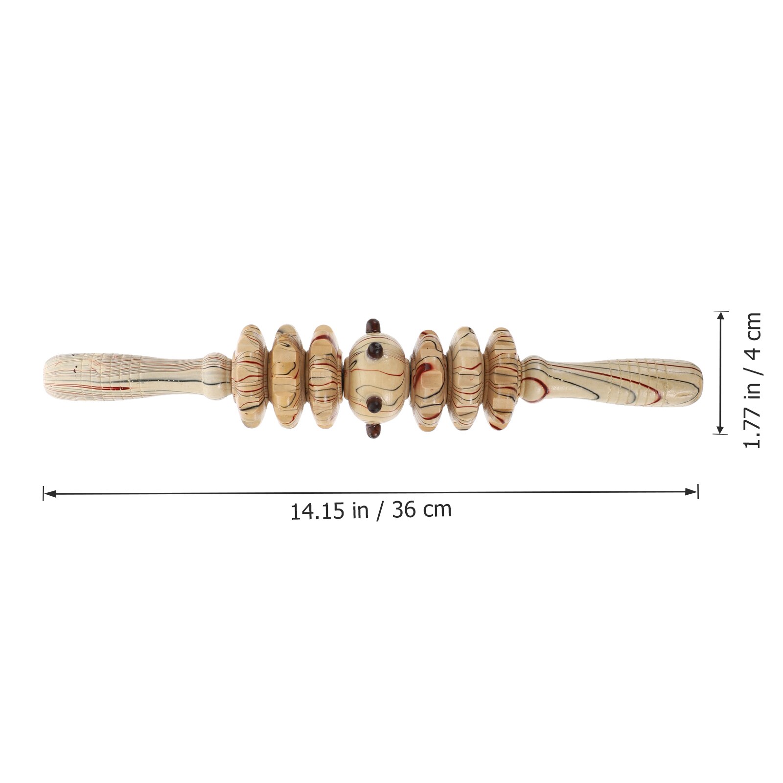 Bâton de massage du ventre, rouleau en bois Durable, Simple et pratique pour la maison, 1 pièce