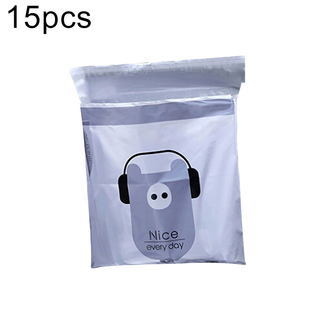 15pcs Car Trash bag Disposable Self-Adhesive Car Biodegradable Trash Rubbish Holder Garbage Storage Bag Vomit Bags Car Trash bin: Purple