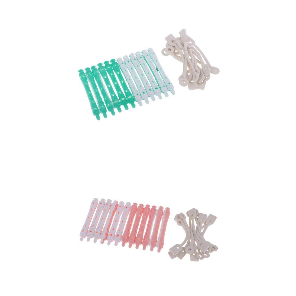 Accesorios para el cabello, barra para permanente de peluquería, pinzas para el pelo, herramientas de estilo de peluquería 24 piezas