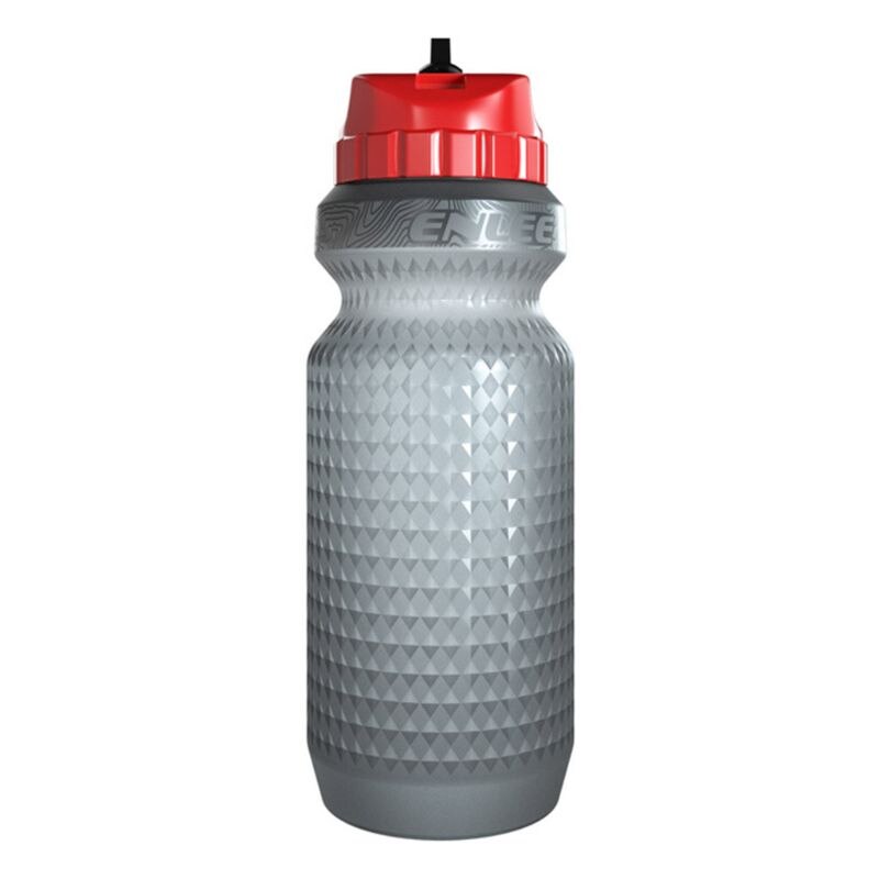 Mountain Bike Riding Water Bottle BPA-free MTB Road Bicycle PP Silicone Kettle P: Red