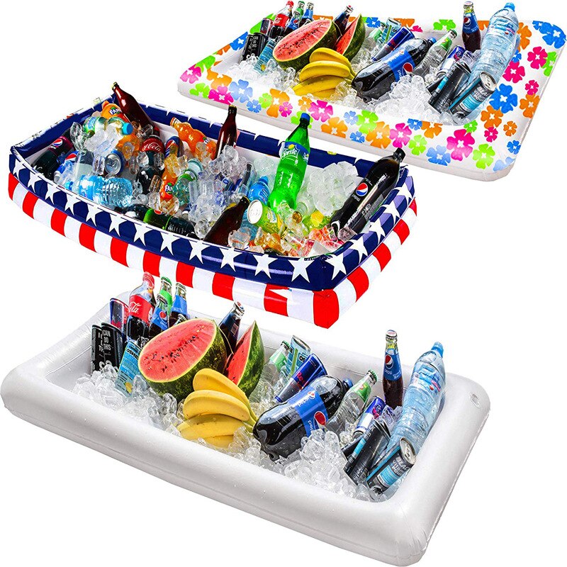 PVC Inflatable Ice Bar, Water Entertainment Outdoor Coasters, Summer Dinner Party Props
