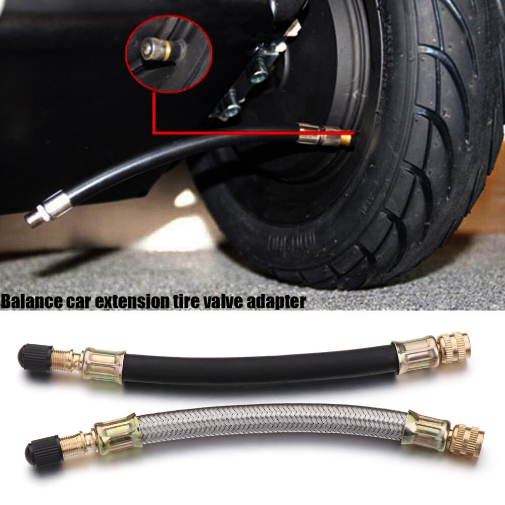 1PC 2 style rowerów ze stali nierdzewnej rozszerzona dysza zawór elektryczny skuter gumowa dysza Adapter dla Xiaomi Mijia skuter M365