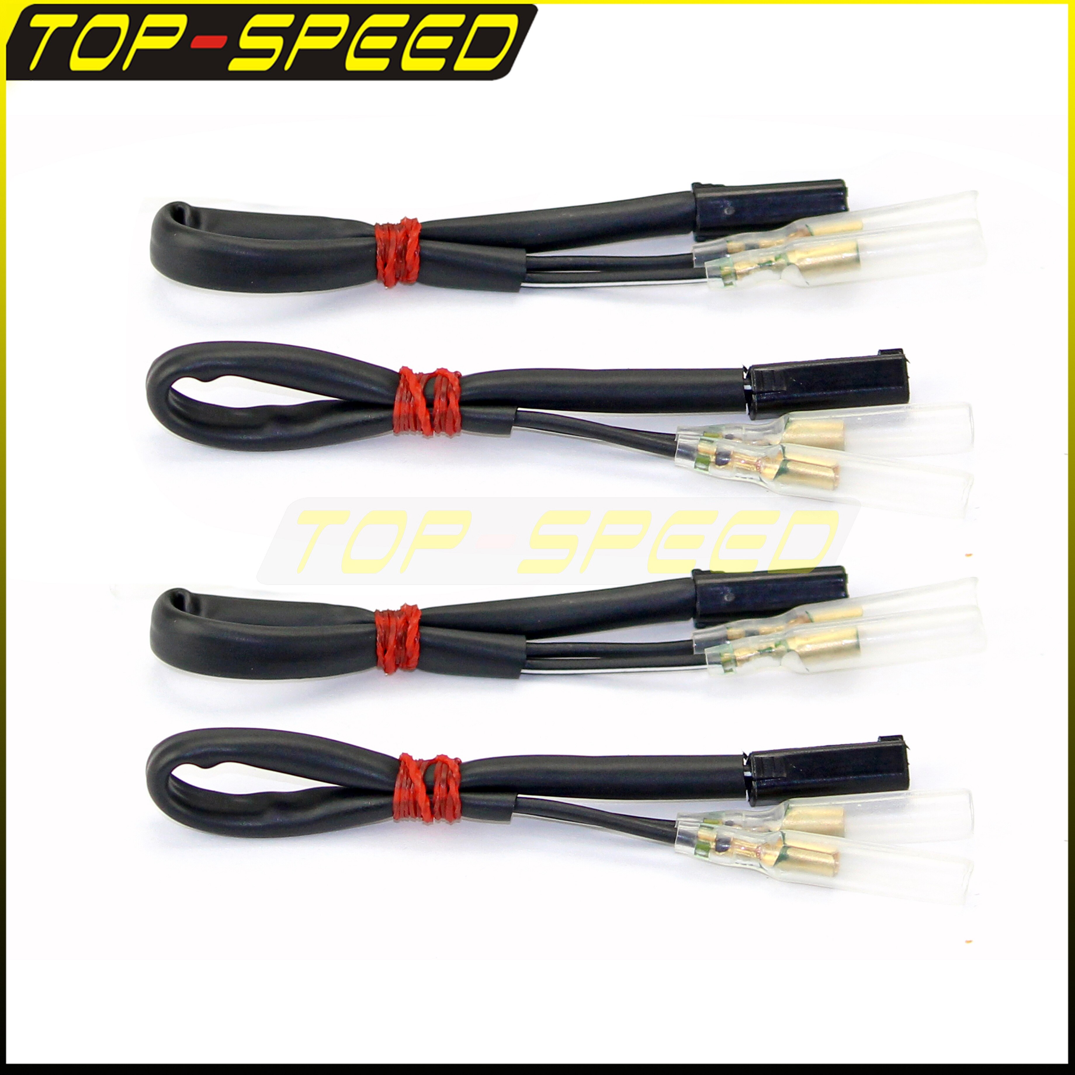 Adaptateurs de prise de fil de clignotant avant et arrière pour Suzuki, adaptateur de fils, connecteur de plomb, faisceau de câbles GSXR GSF SV DRZ TL