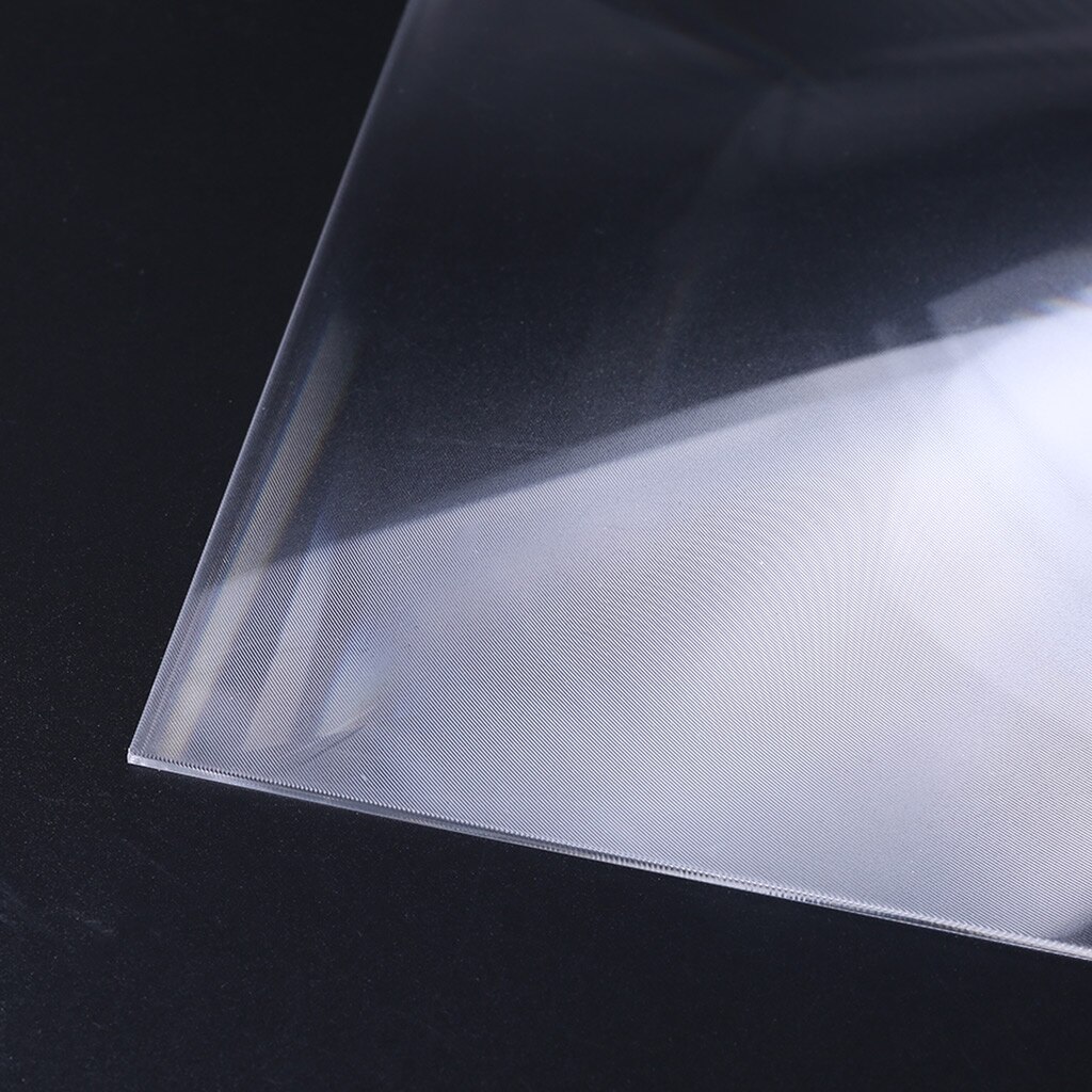 Square 300X300MM PMMA Fresnel Lens Concentrating Lens Magnifying Glass Lenses Make Fire Tools Scientific Experiment Lens