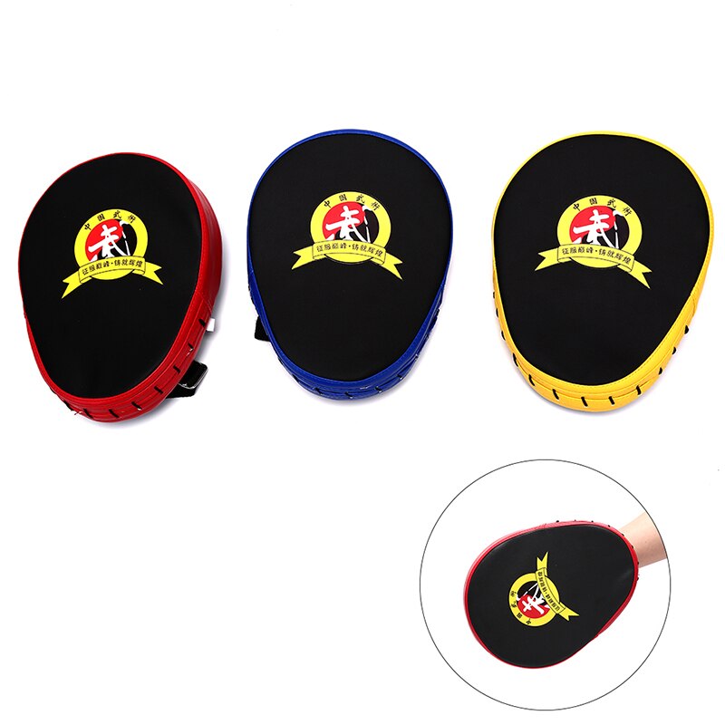 1pc Fitness Punch Pad Hand Target Martial Thai Kick Pad Kit Black Karate Training Mitt Focus Punch Pads Sparring Boxing Bag