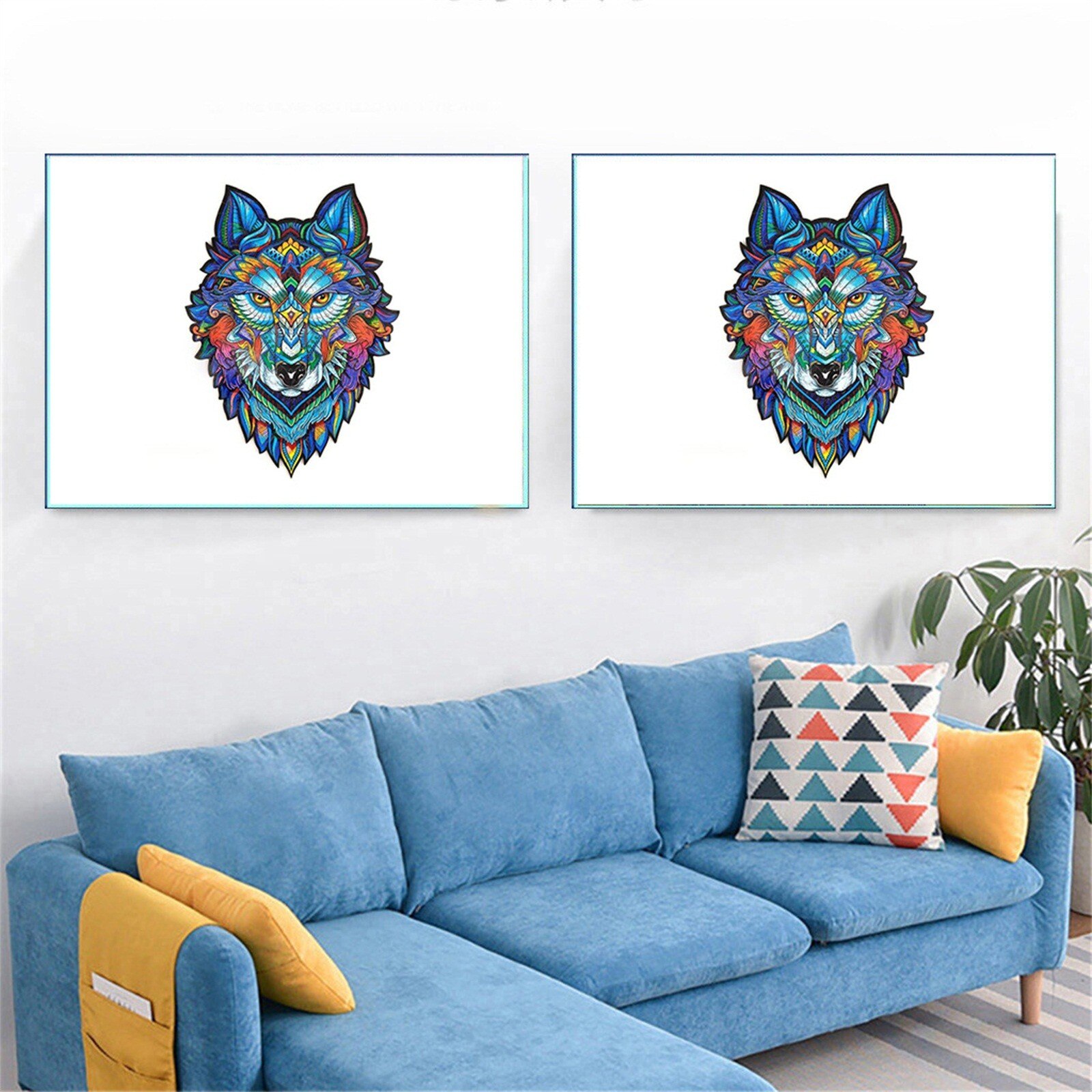 Unieke Houten Dier Legpuzzels Mysterieuze Wolf Puzzel Cadeau Voor Volwassenen Kids Educatief Fabulous Interactieve Spelletjes Speelgoed