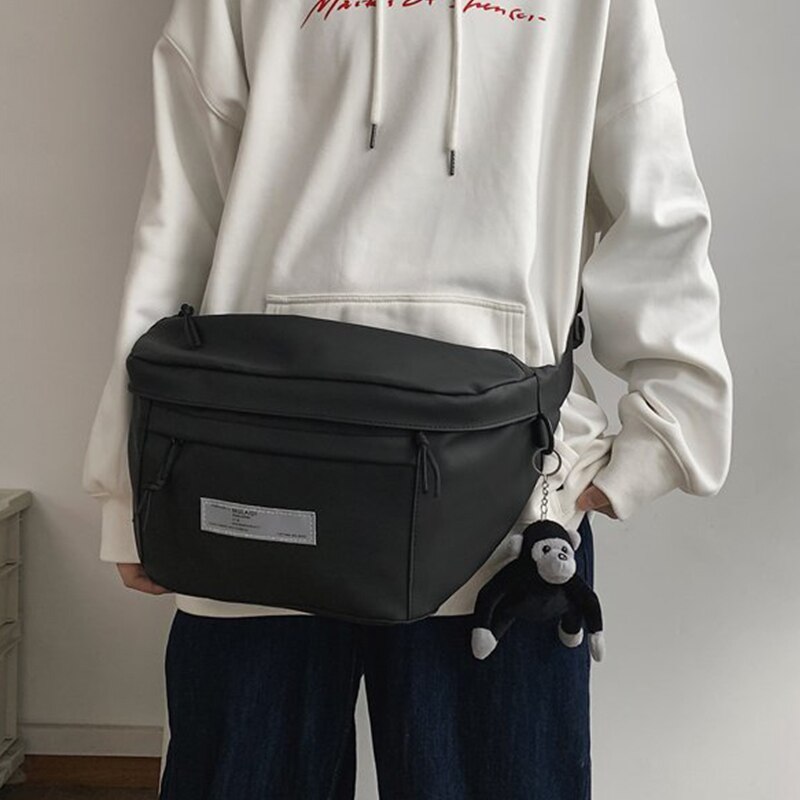 Taille Tas Grote Capaciteit Unisex Fanny Pack Street Wear Borst Zak Hip Hop Crossbody Tas Ms Mode Reflecterende Grote Riem taille Verpakking