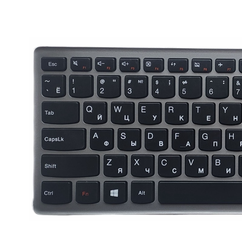 Russian laptop keyboard for LENOVO Z500 Z500A Z500G series RU layout with silver frame notebook replace laptop Keyboard